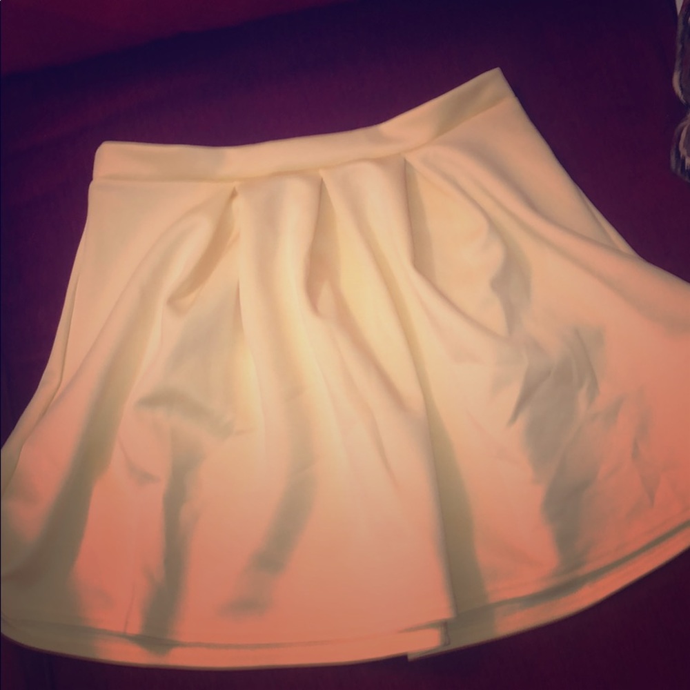 Yellow mini skirt size 10